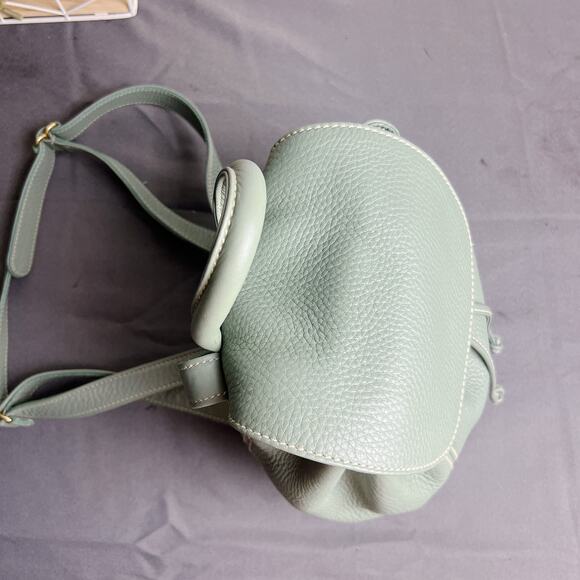 Coach Sonoma Leather Daypack Sea Blue Large Backpack 4911 - Picture 4 of 12